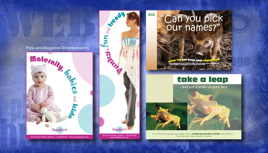 una healy graphic design advert samples